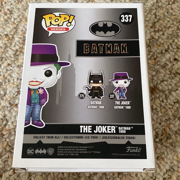 The Joker Batman 1989 Funko Pop #337 - Picture 2 of 4